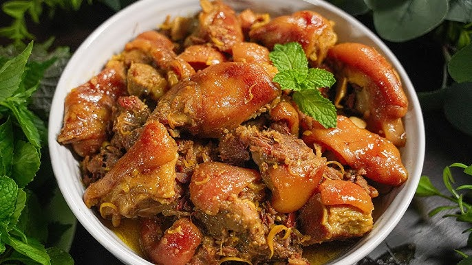 chân giò heo, rượu mận chân giò bổ dưỡng, chân giò hầm rượu, món ăn bổ dưỡng từ chân giò