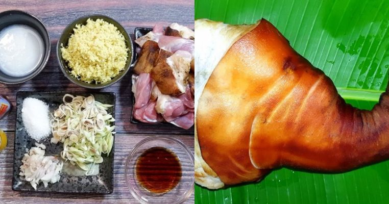 nấu giả cầy chân giò, cách nấu giả cầy, giả cầy ngon, chân giò heo, thịt heo tươi
